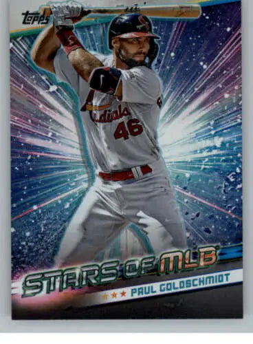 Paul Goldschmidt baseball card from Topps Stars MLB with original gloss finish