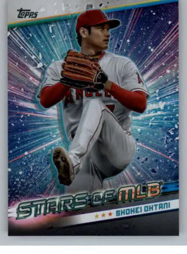 2024 Topps Stars of MLB Shohei Ohtani baseball card with original gloss finish