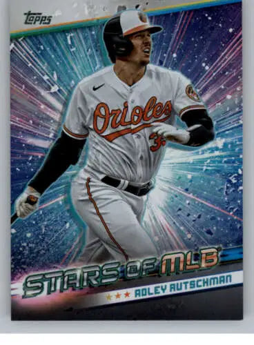 2024 Topps Stars Adley Rutschman baseball card with original gloss for Orioles fans