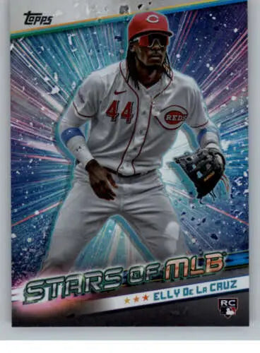 2024 Topps Stars of MLB Elly De La Cruz baseball card with original gloss finish