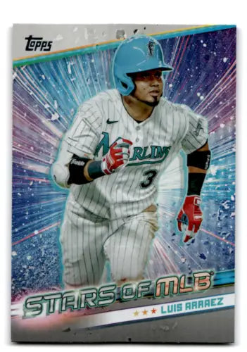 Luis Arraez baseball card from 2024 Topps Stars, featuring original gloss finish