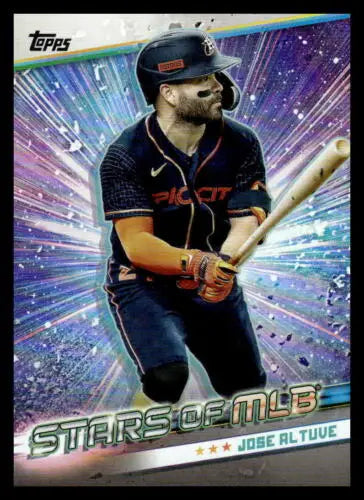 2024 Topps Stars of MLB Jose Altuve baseball card with original gloss finish