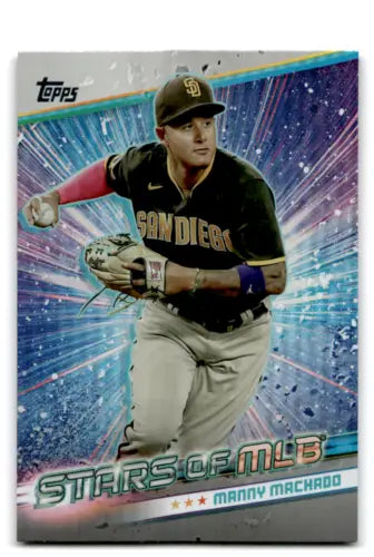 Manny Machado baseball card from 2024 Topps Stars with original gloss finish