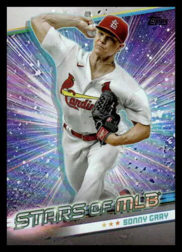 Sonny Gray baseball card from 2024 Topps Stars with original gloss NM-MT Cardinals