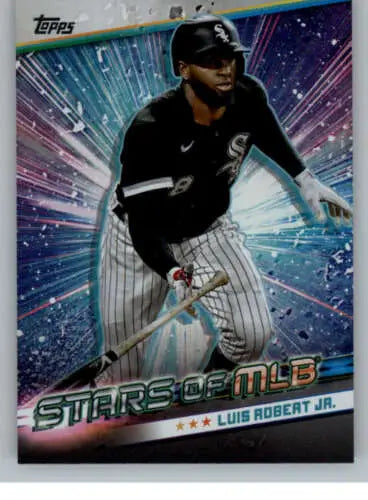 Luis Robert Jr. baseball card from 2024 Topps Stars with original gloss, White Sox