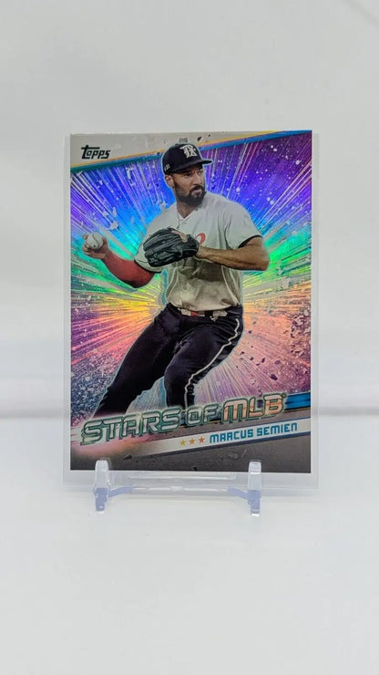 Marcus Semien baseball card from 2024 Topps Update Series Stars of MLB #SMLB-70