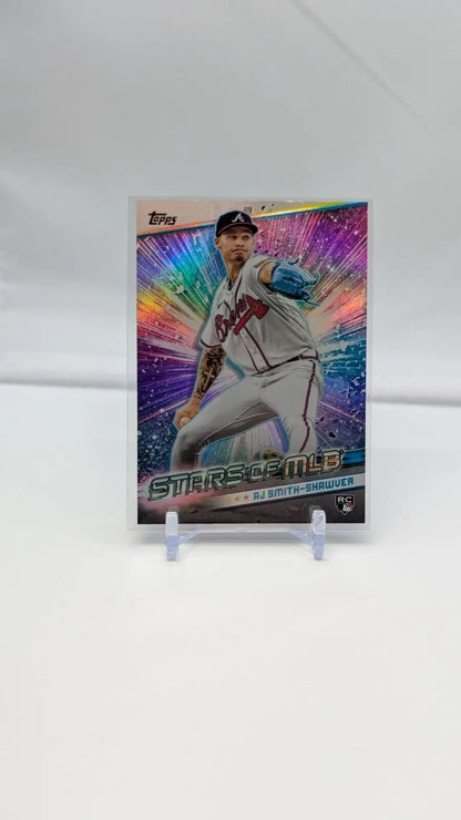 2024 Topps Update Series AJ Smith-Shawver RC baseball trading card illustration