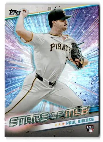 Paul Skenes baseball card from 2024 Topps Update Stars with original gloss finish