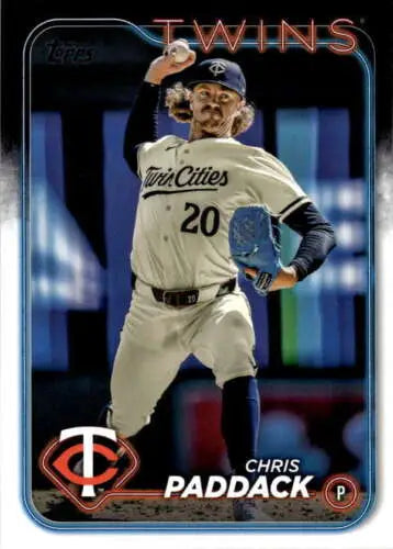 2024 Topps Update US14 Chris Paddack baseball card with original gloss finish