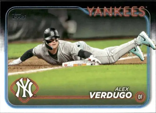 2024 Topps Update US152 Alex Verdugo baseball card featuring original gloss finish