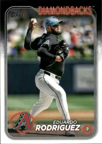 2024 Topps Update US188 Eduardo Rodriguez baseball card with original gloss finish