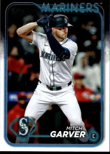 Mitch Garver baseball card from 2024 Topps Update featuring original gloss finish