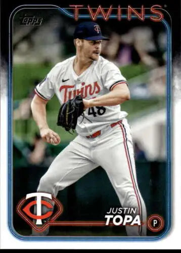 2024 Topps Update US47 Justin Topa baseball card with original gloss in NM-MT condition