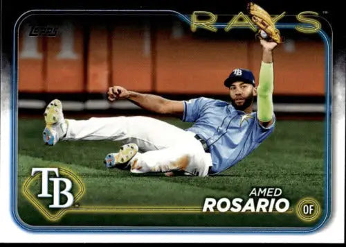 2024 Topps Update US62 Amed Rosario baseball card with original gloss finish