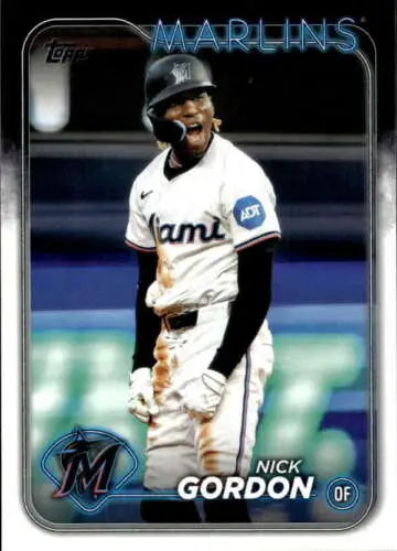 US71 Nick Gordon baseball card from 2024 Topps Update with original gloss finish