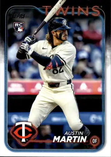 2024 Topps Update US96 Austin Martin NM-MT RC Rookie Baseball Card with original gloss