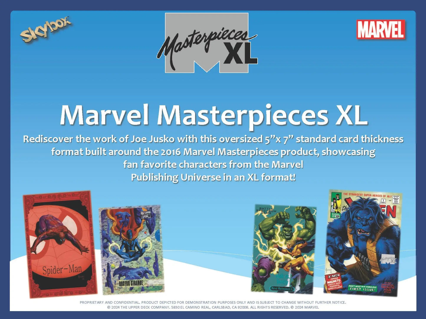 2024 Upper Deck Marvel Masterpieces XL Hobby Box - Non-Sport Sealed