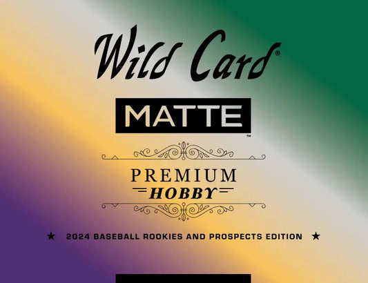 Wild Card Matte Premium Hobby 2024 Baseball Rookies and Prospects Edition Trading Card