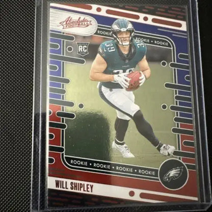 Will Shipley Rookie Football Card from 2024 Rookie Philly Eagles 9 Card Lot