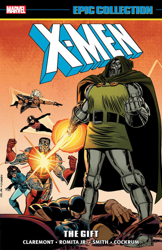 Comic book cover of X-Men vs Doctor Doom, part of X-Men Epic Collection: The Gift