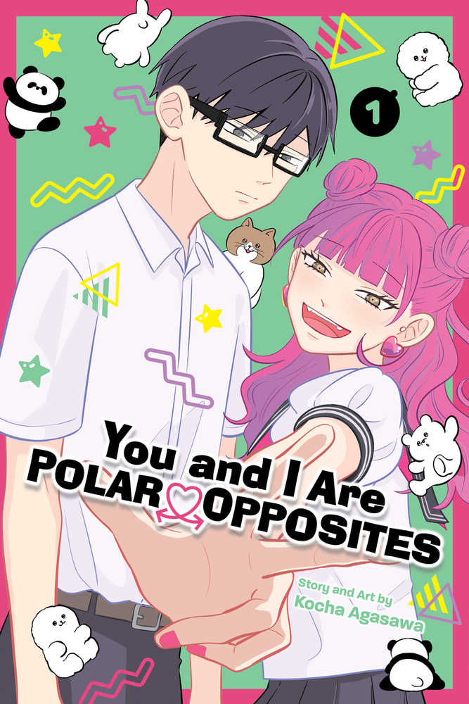 Manga cover of You and I Are POLAR OPPOSITES Graphic Novel Volume 01 with couple art