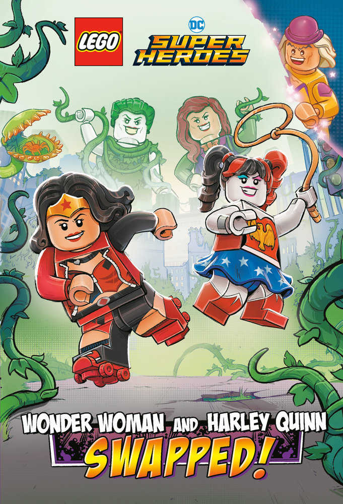 LEGO DC Super Heroes chapter book cover featuring Wonder Woman and Harley Quinn’s adventure