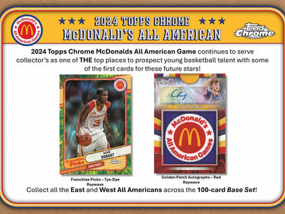 2024 Topps Chrome McDonald's All American Basketball Monster Box (COOPER FLAGG!)