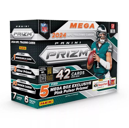 2024 Panini Prizm Football Mega Hobby Box