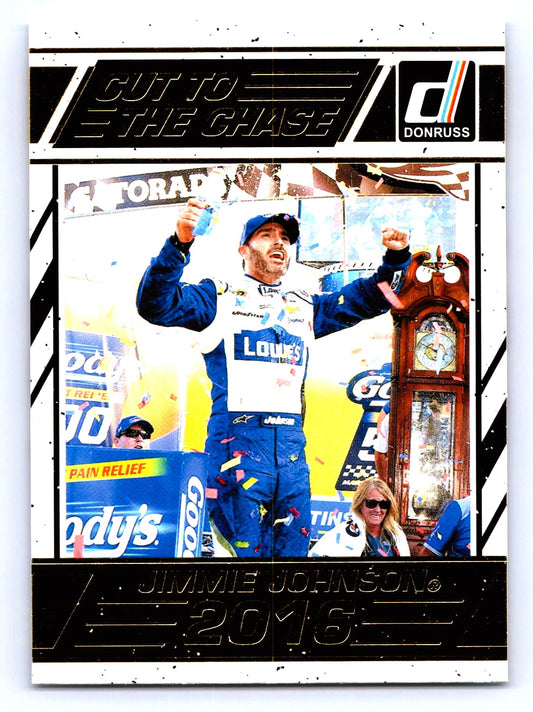 2017 Donruss #CC7 Jimmie Johnson Cut to the Chase