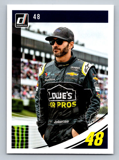 2019 Donruss #48 Jimmie Johnson Name Variation