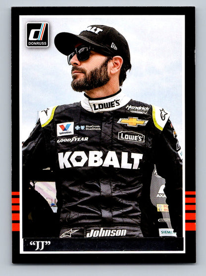 2018 Donruss #141 Jimmie Johnson Retro Name Variation