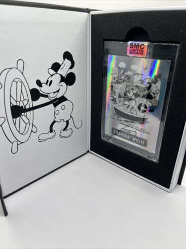 Saturdaymorningcards SMC 2024 Volume 1 Steamboat Willie Base Silver Card 1 Ltd