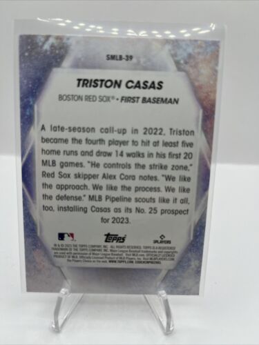 Triston Casas 2023 Topps Stars of MLB RC #SMLB-39 Boston Red Sox