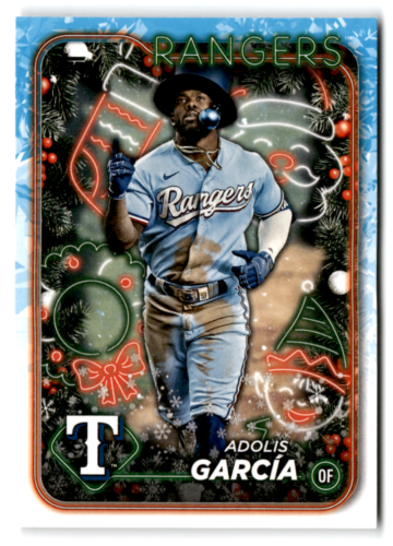 2024 Topps Holiday Image Variation #H46 Adolis Garcia NM-MT Rangers ID:75059