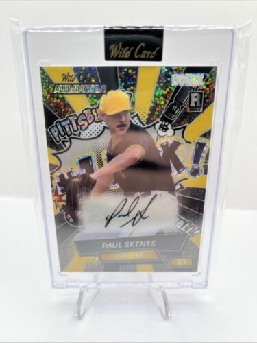 2024 Paul Skenes Wild Card Comix RC AUTO 1/1 ACSN-PS2A Case Hit Pirates