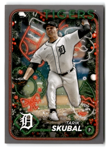 2024 Topps Holiday Silver Glitter #H144 Tarik Skubal NM-MT Tigers ID:75066