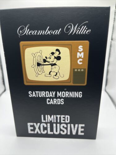 Saturdaymorningcards SMC 2024 Volume 1 Steamboat Willie Base Silver Card 1 Ltd