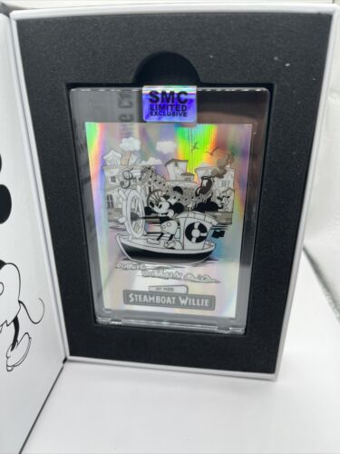 Saturdaymorningcards SMC 2024 Volume 1 Steamboat Willie Base Silver Card 1 Ltd