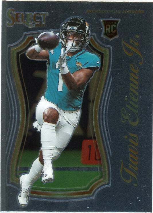 2021 Panini Select Certified Rookies #SCR-8 Travis Etienne Jacksonville Jaguars