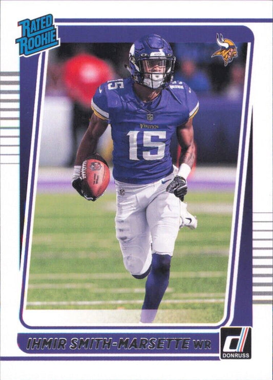 2021 Panini Donruss Rated Rookie #291 Ihmir Smith Marsette Minnesota Vikings NFL