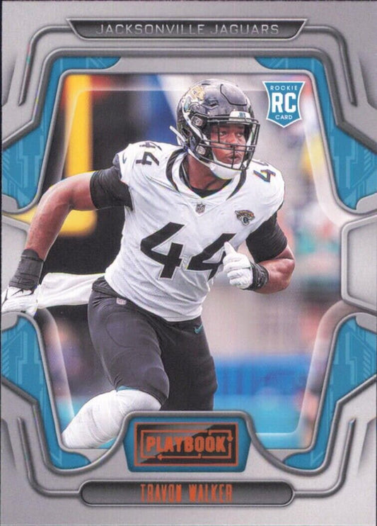 2022 Panini Playbook #125 Travon Walker Rookie Jacksonville Jaguars Football NFL