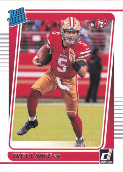 2021 Panini Donruss Rated Rookie #254 Trey Lance San Francisco 49ers Football