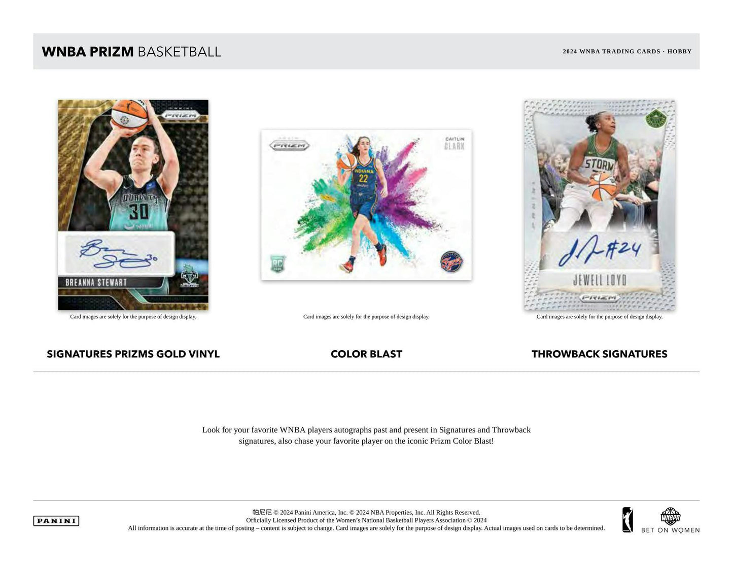 2024 Panini Prizm WNBA Basketball Hobby Box