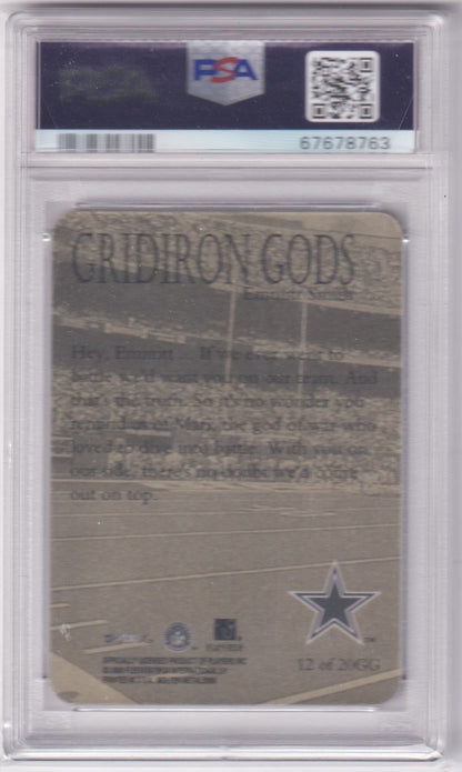 EMMITT SMITH 2000 Skybox Molten Metal Gridiron Gods #12 Gold PSA 10 GEM Pop 1