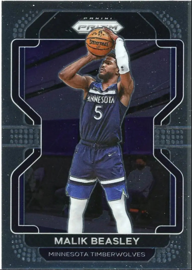 2021-22 Panini Prizm Malik Beasley Minnesota Timberwolves #98