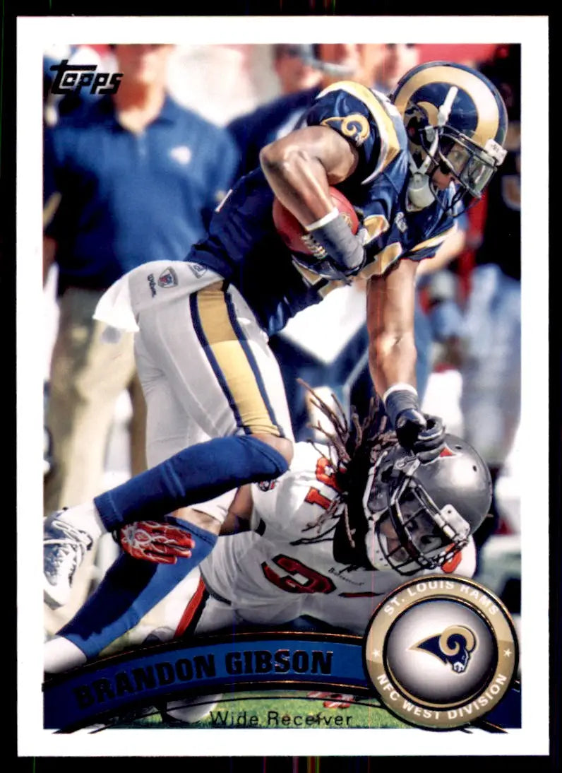 2011 Topps Brandon Gibson St. Louis Rams #201