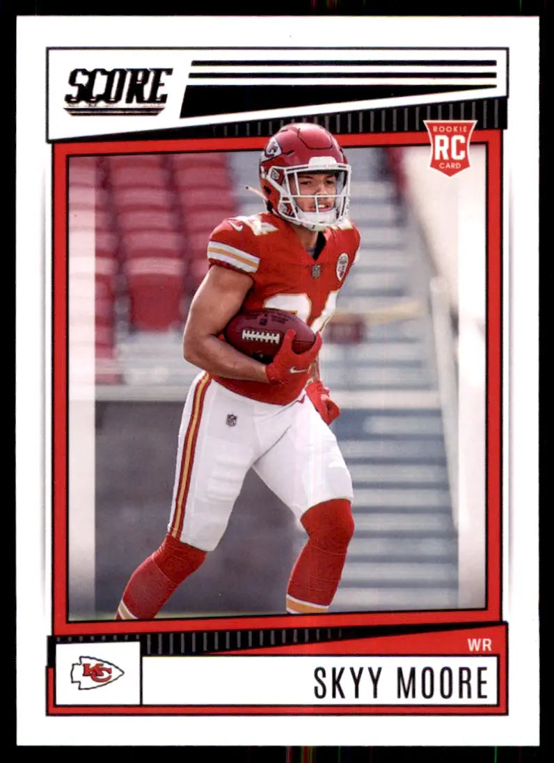 2022 Score Skyy Moore Rookie Kansas City Chiefs #391