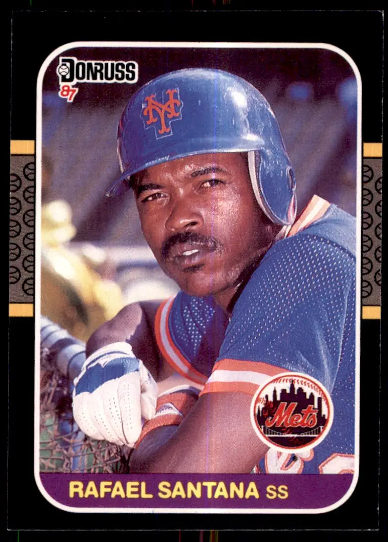 1987 Donruss Rafael Santana New York Mets #569