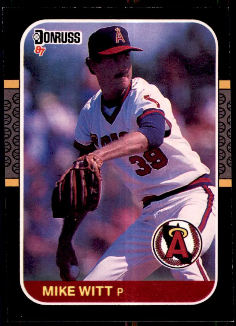 1987 Donruss Mike Witt California Angels #58