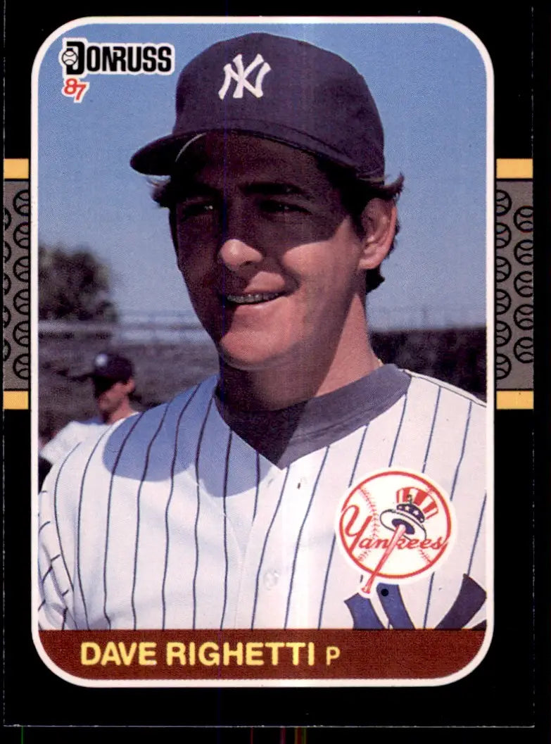 1987 Donruss Dave Righetti New York Yankees #128